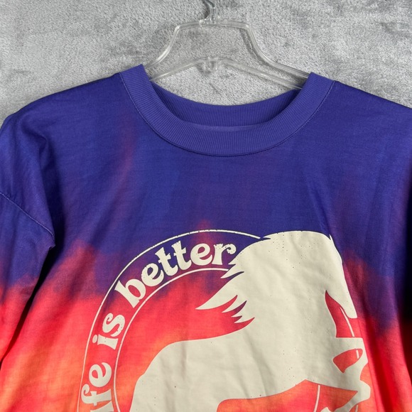 LuLaRoe Hannah Sweatshirt‎ Womens XS Tie Dye Horse Graphic Pullover Casual - Picture 4 of 12